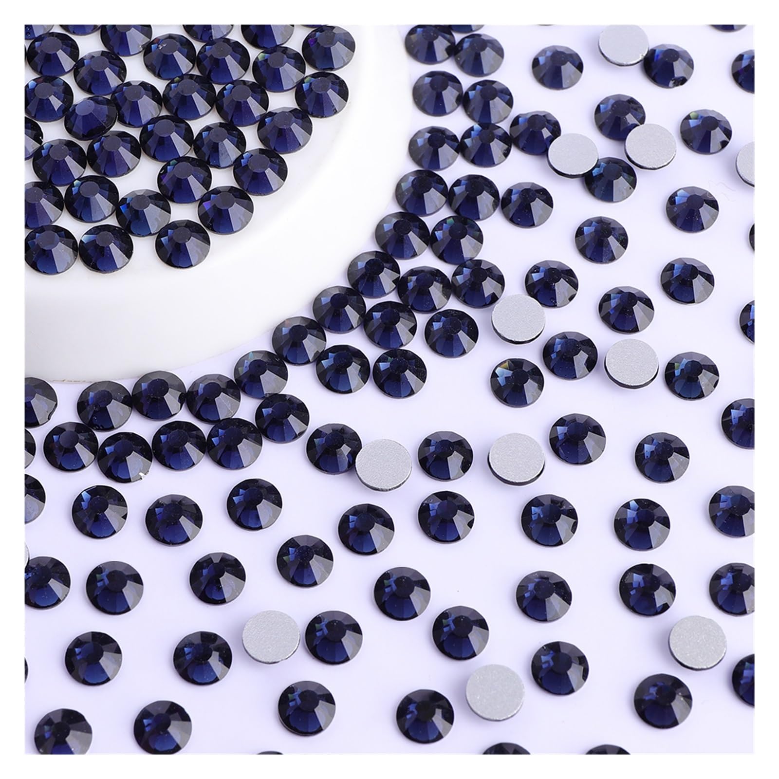 Glass Nail Art Rhinestones Glitter Round Flatback Crystal SS6 SS20 Manicure