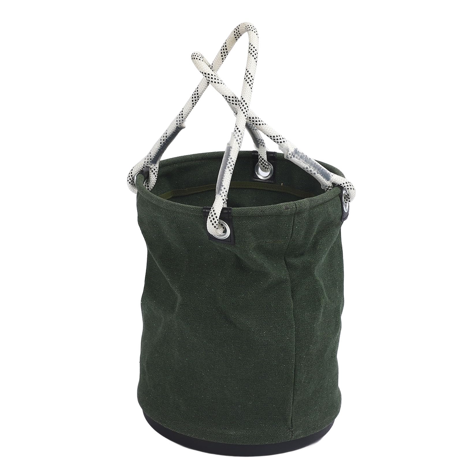 Seau en Toile, Sac à Outils en Toile 40x30 Cm Portable pour l'entretien électrique à Haute Altitude (Green)