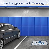 Vista 13 de Liliful Protector de pared para gimnasio, protector de pared, duradero, impermeable, para cancha de baloncesto, con cinta de doble cara