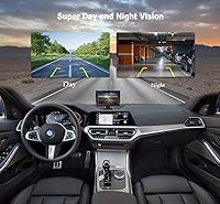 Vista 4 de Cámara de respaldo, cámara de visión trasera integrada JPP impermeable, cámara LED de visión nocturna, cámara inversa para camión, automóvil