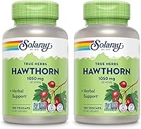 Vista 7 de SOLARAY Hawthorn Berry Cápsulas de 1050 mg, suplemento de Hawthorne para función cardiovascular y apoyo a la circulación, garantía de devolución
