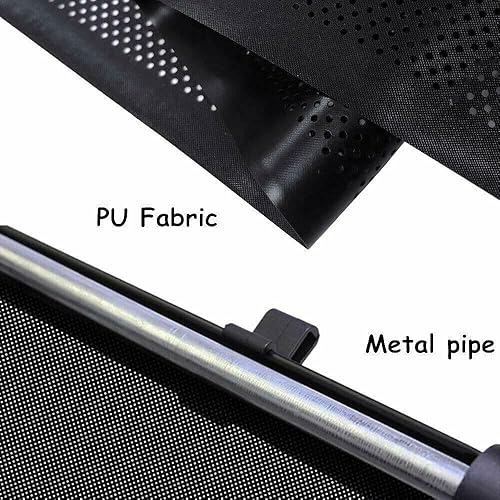 Miniatura 2 de 2 unids retráctil coche auto ventana lateral bebé parasol cubierta rollo cortina visera