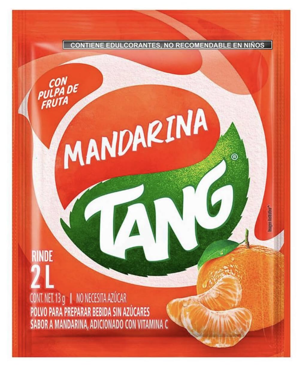 Mandarina Tangerine TANG No Sugar Needed Makes 2 Liters Of Drink Mix 12 Pack by Border Merchant