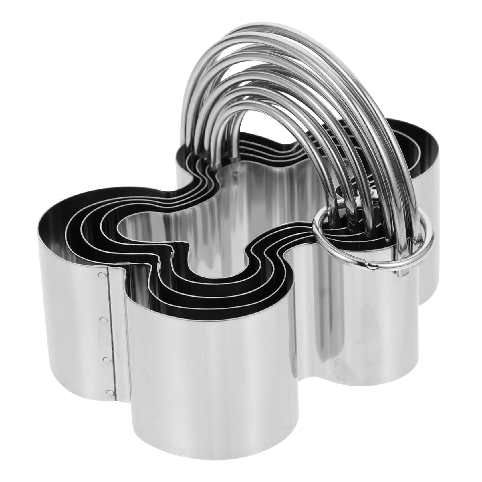 Cabilock 4 Ensembles D'Emporte-Pièces Cuisson Moules Antiadhésifs Moules À Bonbons Au Chocolat Moule À Biscuit Moules Pour Chocolat Fondant Aux Fruits Moules À Biscuits En Argile Sandwichs