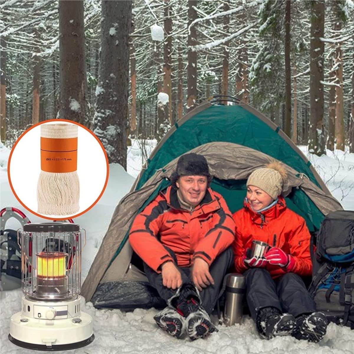 Foetsie! petroleumkachel H-359-TO met omvalbeveiliging - €108 - Petroleum kachels - olielamp.nl