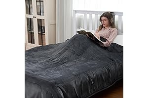 Electric Blanket 72"x84" Full Size Blanket Heater with 6 Heat Settings & 10 Hours Auto-Off