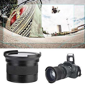Amazon | EBTOOLS 魚眼レンズ 58mm糸径広角レンズ 0.35Xカメラ
