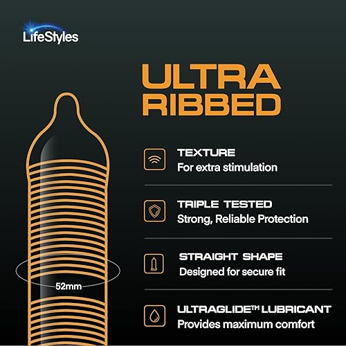 Miniatura 5 de LifeStyles Paquete variado de condones de goma natural y látex lubricado, 144 unidades, triple probado (paquete de 1)