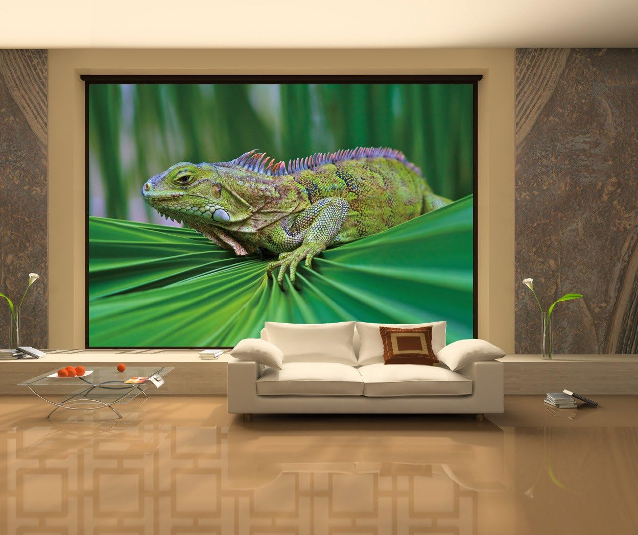 CHOIS Custom Wall Murals Wallpaper Desinger Home Art Decor WM3071,Animals of Lizard Chameleon