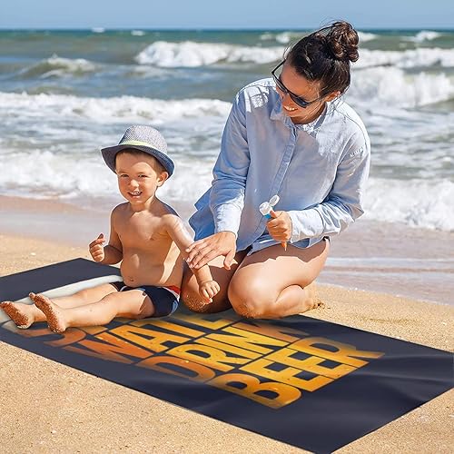 Miniatura 4 de XEMznz Toalla de playa de microfibra sin arena, de secado rápido, súper absorbente, de lujo, para viajes, piscina, baño, campamento, yoga, niñas,