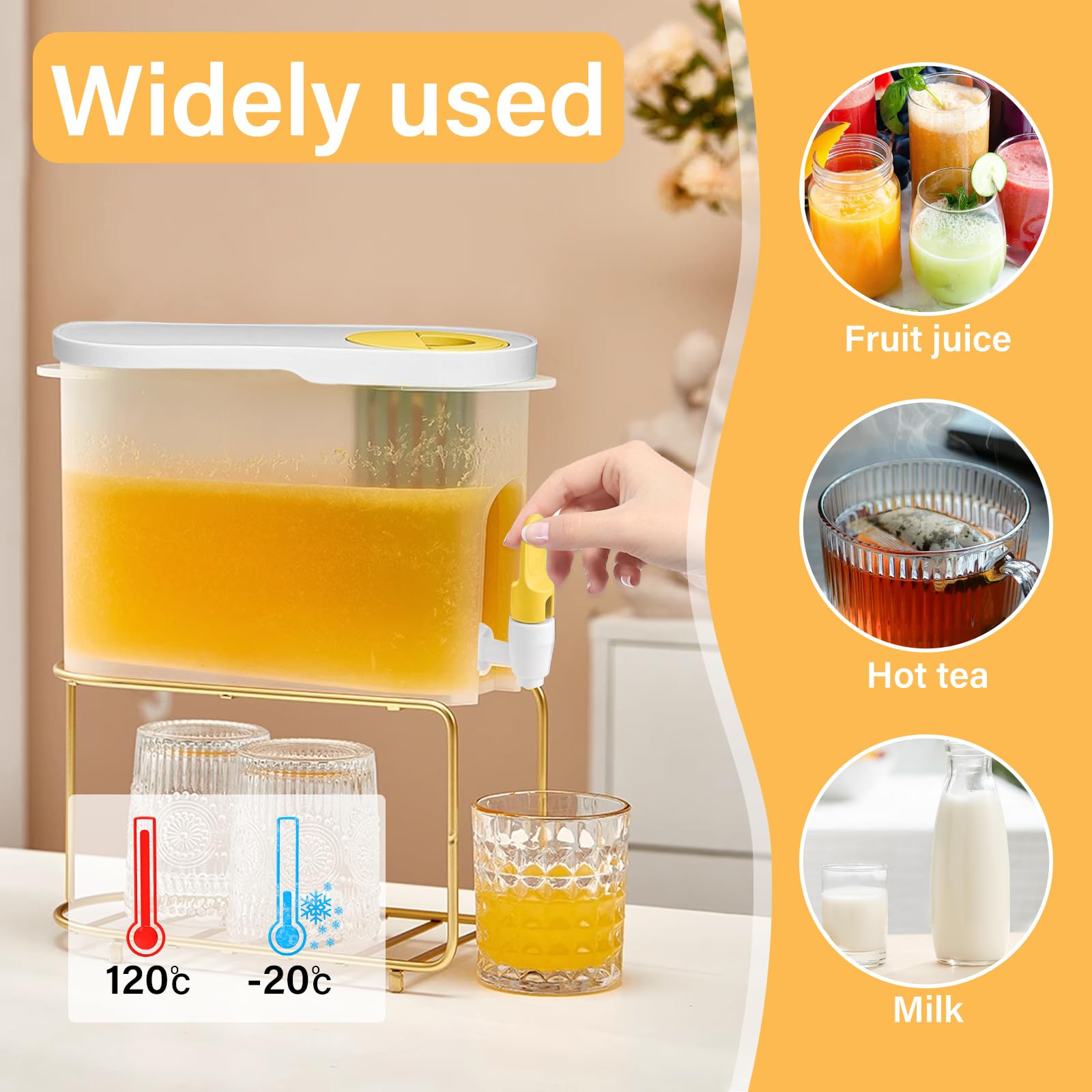 Distributeur Eau Portable Robinet Réservoir Eau 5.5L Bar Amigos Avec Robinet - Bureau, Camping, Fêtes Container Boisson Fête