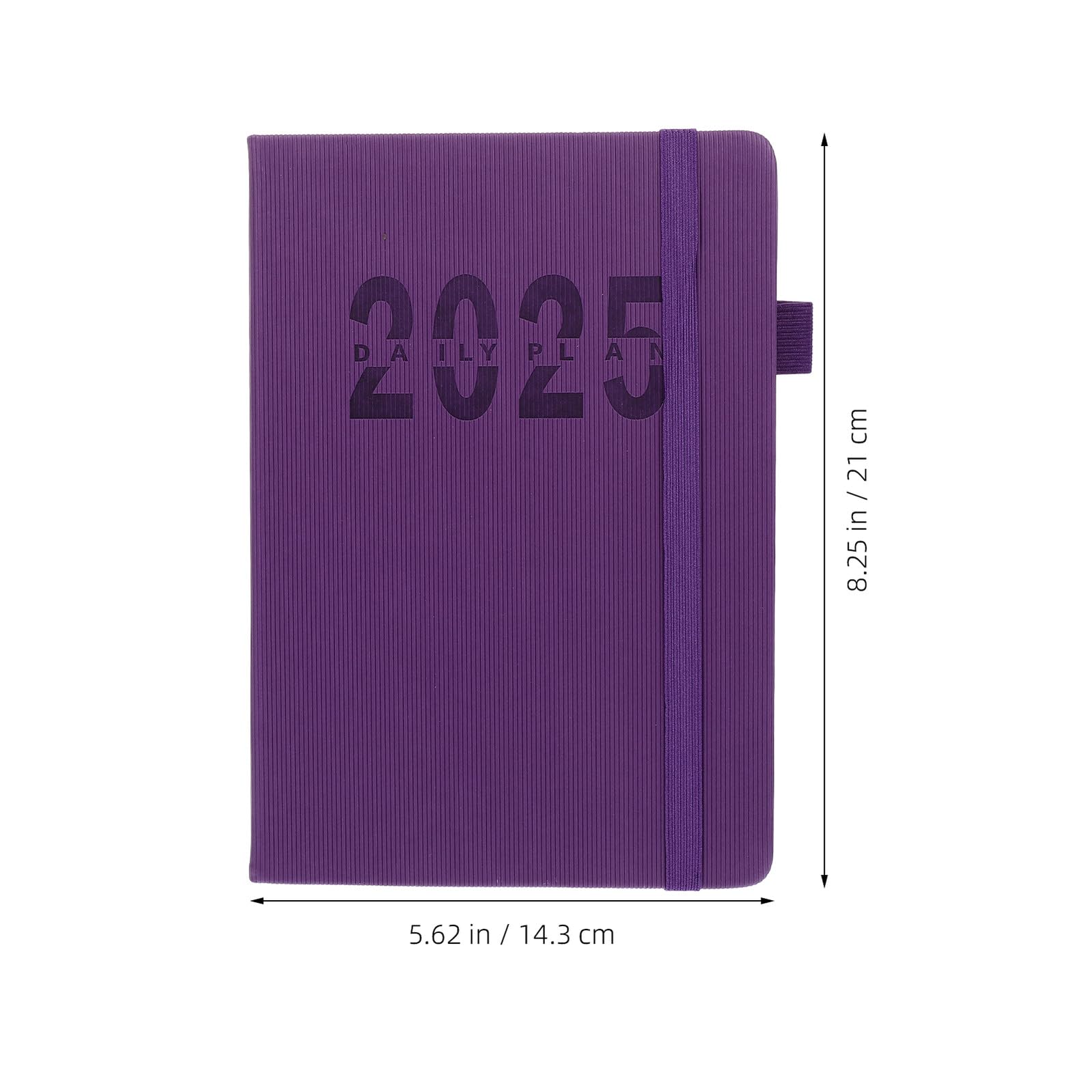 Alipis Agenda Mensile e Settimanale Quaderno Appuntamenti con Cinturino Portapenne Realizzato in Pelle Pu e Carta Resistente Design Elegante per Studenti e Lavoratori
