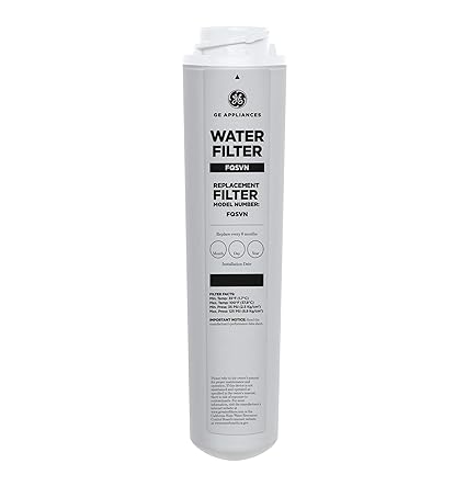 GE Appliances FQSVN FQSVF Replacement Filter Set, 2 Count (Pack of 1), White