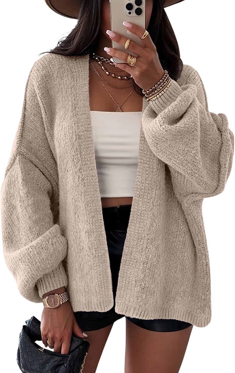 LILLUSORY Chunky Cardigan Sweaters for Women Oversized Long Trendy Early Fall Outfits Fashion Cozy 2026 Winter Clothing