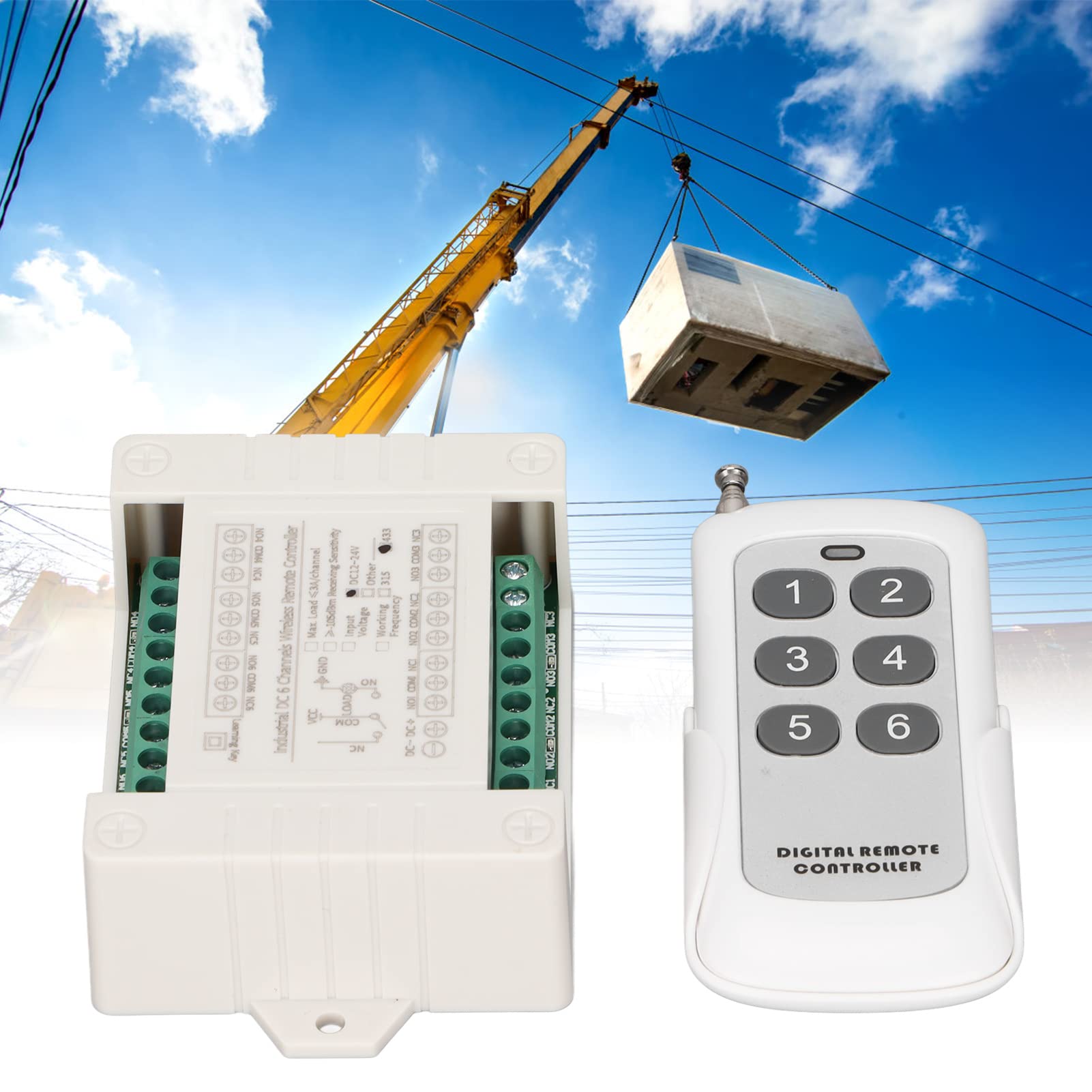 24 Volt Remote Control Switch 433 DC12/24 8CH Wireless Remote Control