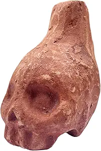 Aztec Death Whistle - Real Screaming, Up To 125+ Decibels Loud, Authentic Human Sounding Screams, War Whistle (Style 03)