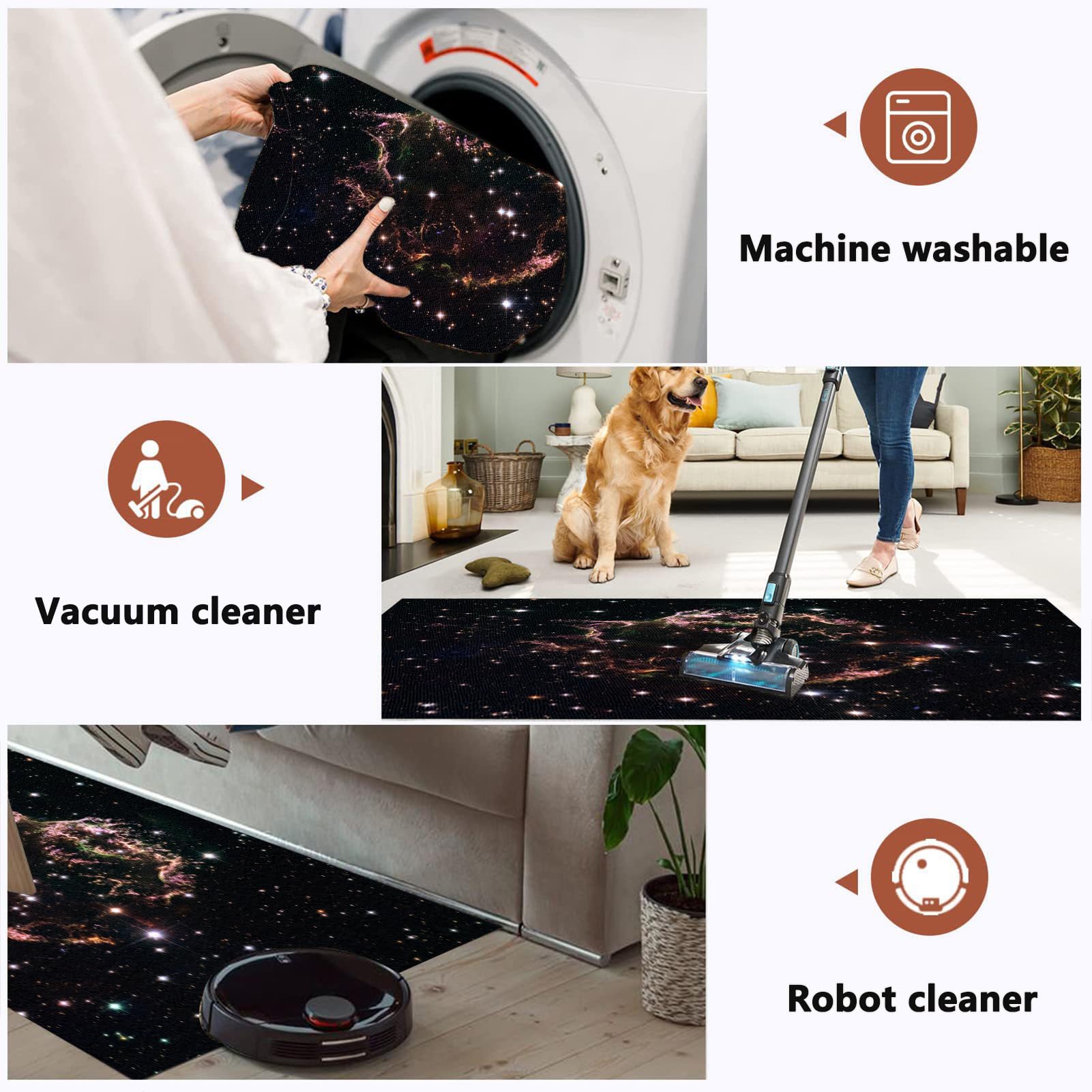 Dywan Krzesło Gamingowe, Ochraniacz Podłogi Wózki Inwalidzkie Biuro, Mata Ochronna Na Podłogi, Antypoślizgowa Mata Do Komputera Gry Na Podłogę 130 x 180 cm