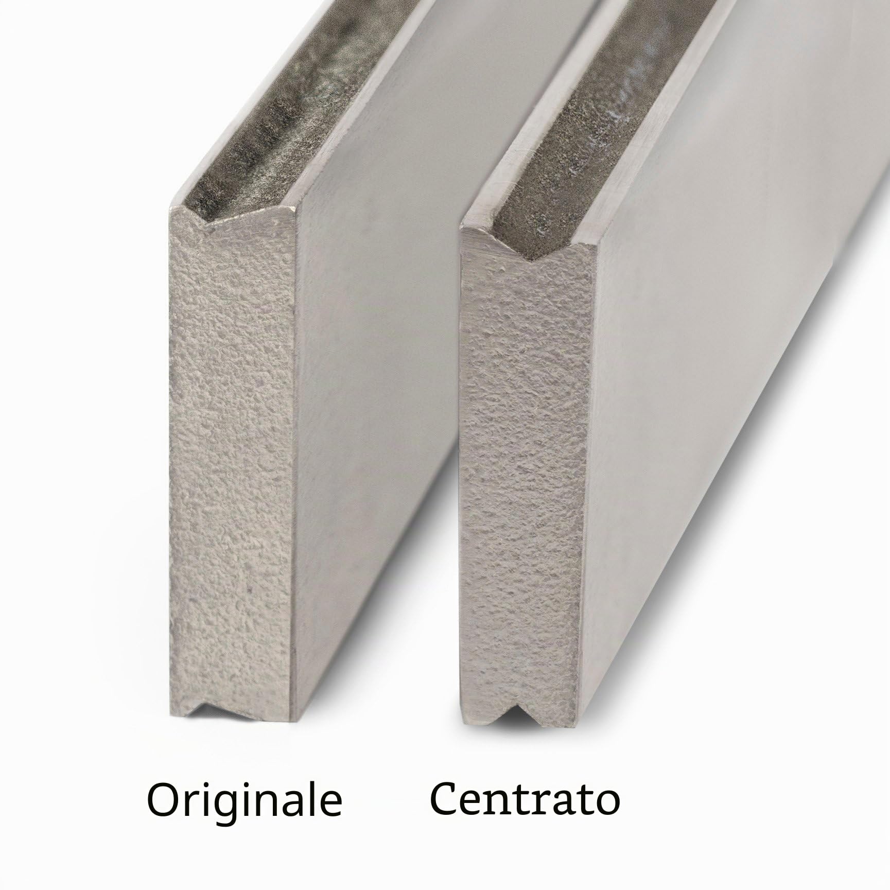 StewMac - Compact Z-File Centrato, Lima per Coronare i Tasti, Doppio Bordo Diamantato Grana 300 a V, Impugnatura Gomma, 101,6 x 20,63 x 4,76 mm