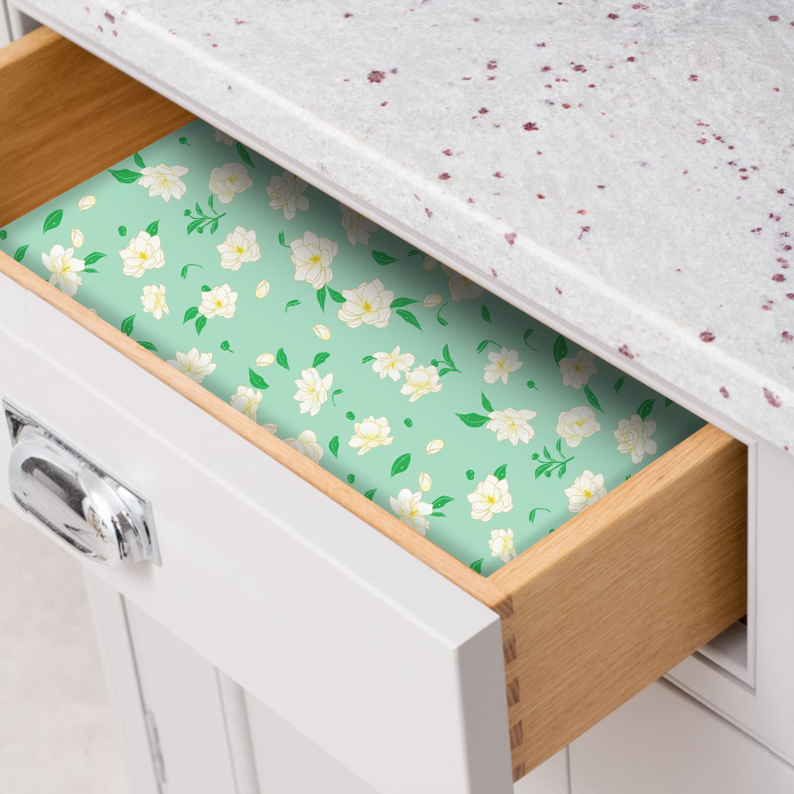 LA BELLEFÉE Carta Profumata Jasmine 6 Fogli 47 x 50 cm per Cassetti e Armadi