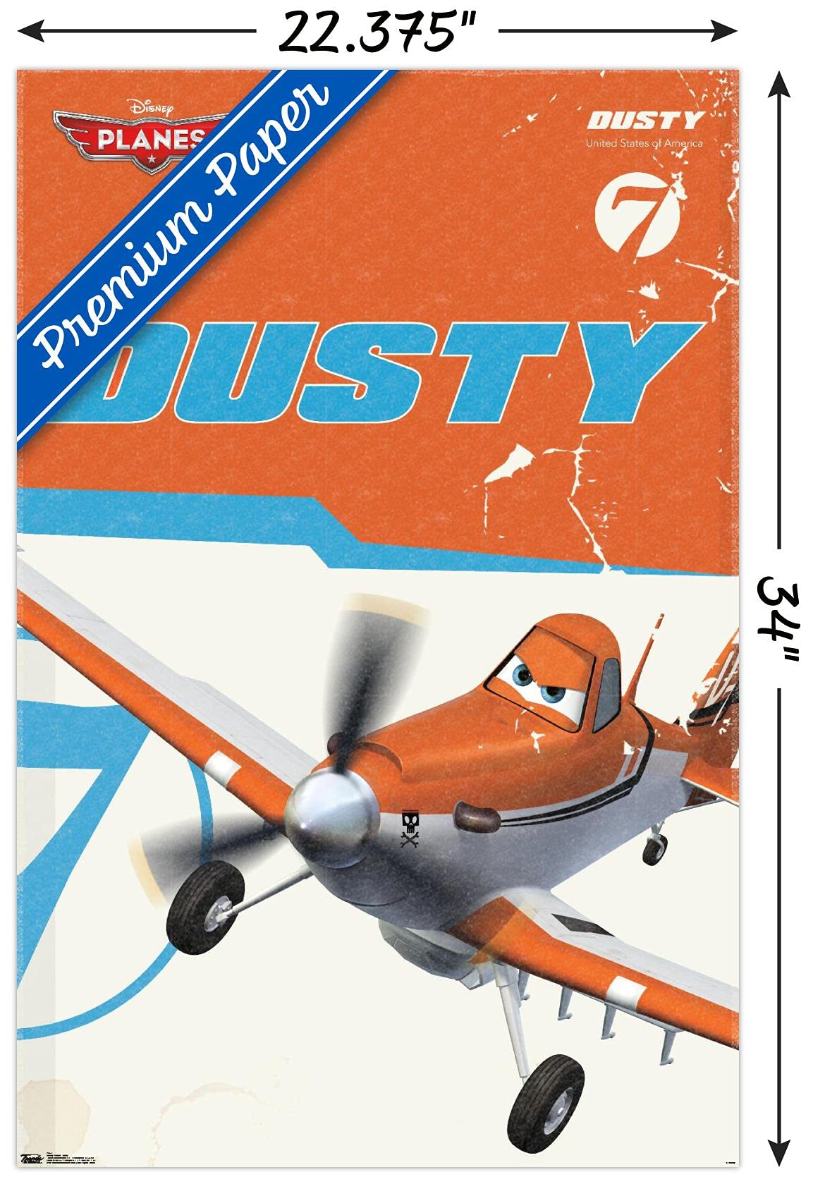 Amazon.com: Trends International Disney Planes - Dusty Wall Poster