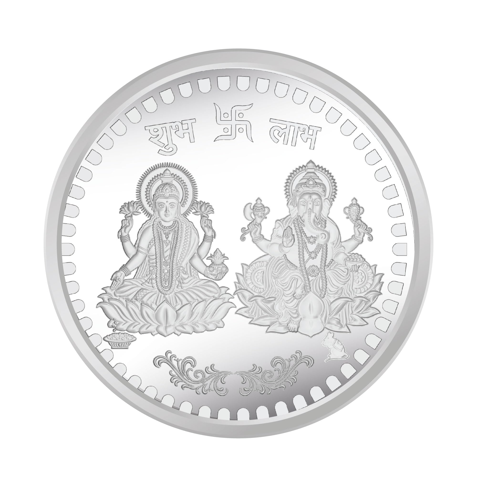 Lords Jewels Laxmi Ganesh Ji 20 Grams Silver Coin | 999 Fine Silver | BIS Hallmarked | Ideal for Investment & Gifting-image-34