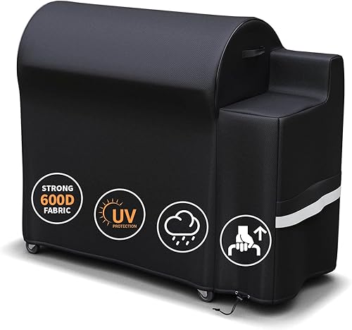Grisun Funda para parrilla Weber SmokeFire EX6 para parrilla de pellets de madera, antidecoloración, impermeable, para Weber EX6, no se decolora