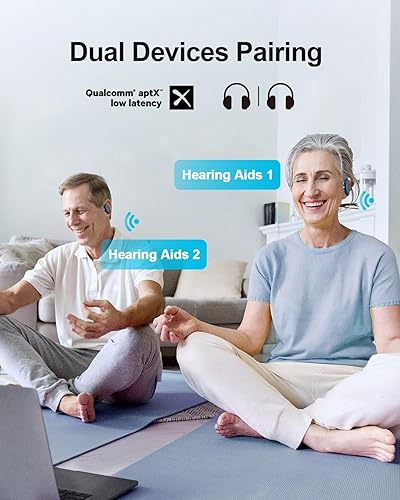 Miniatura 6 de Aisidra Receptor transmisor Bluetooth V5.0 Adaptador Bluetooth para audio, adaptador AUX Bluetooth 2 en 1 para TVcochePCreproductor de MP3cine en