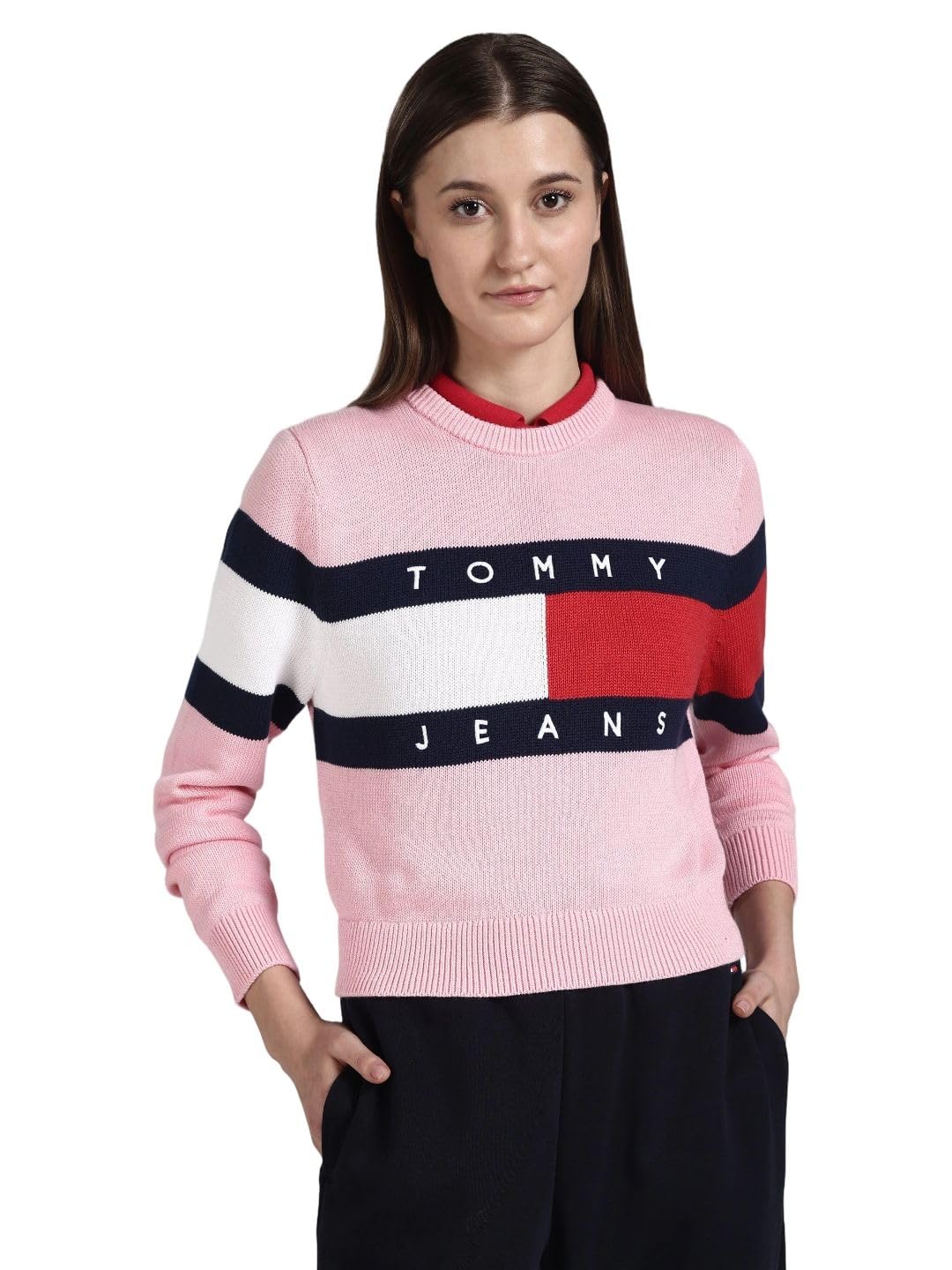 tommy hilfiger Relaxed fit Cotton Crew Neck Sweater-picture-12