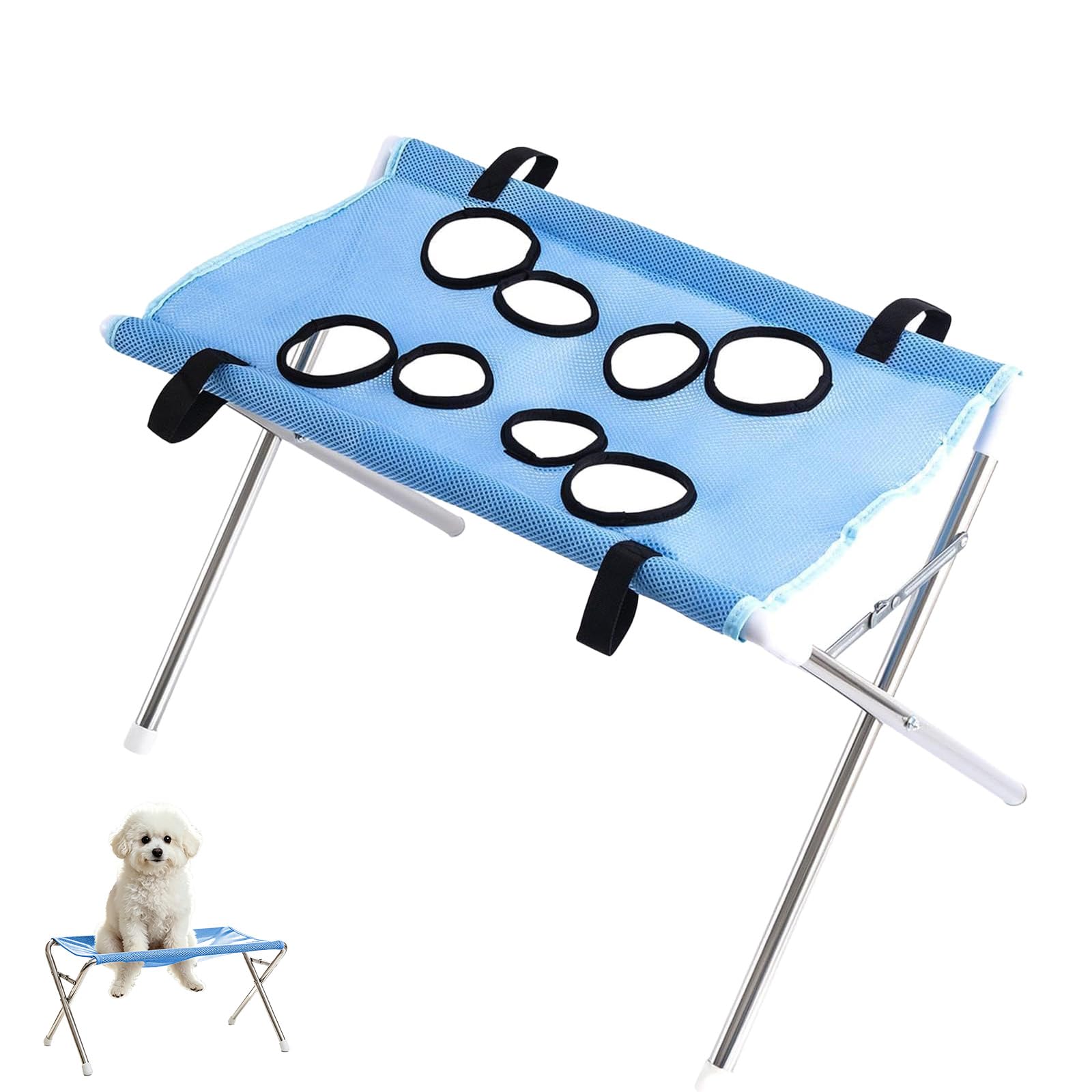 Pet Grooming Hammock, Dog Grooming Bath Hammock，Blue
