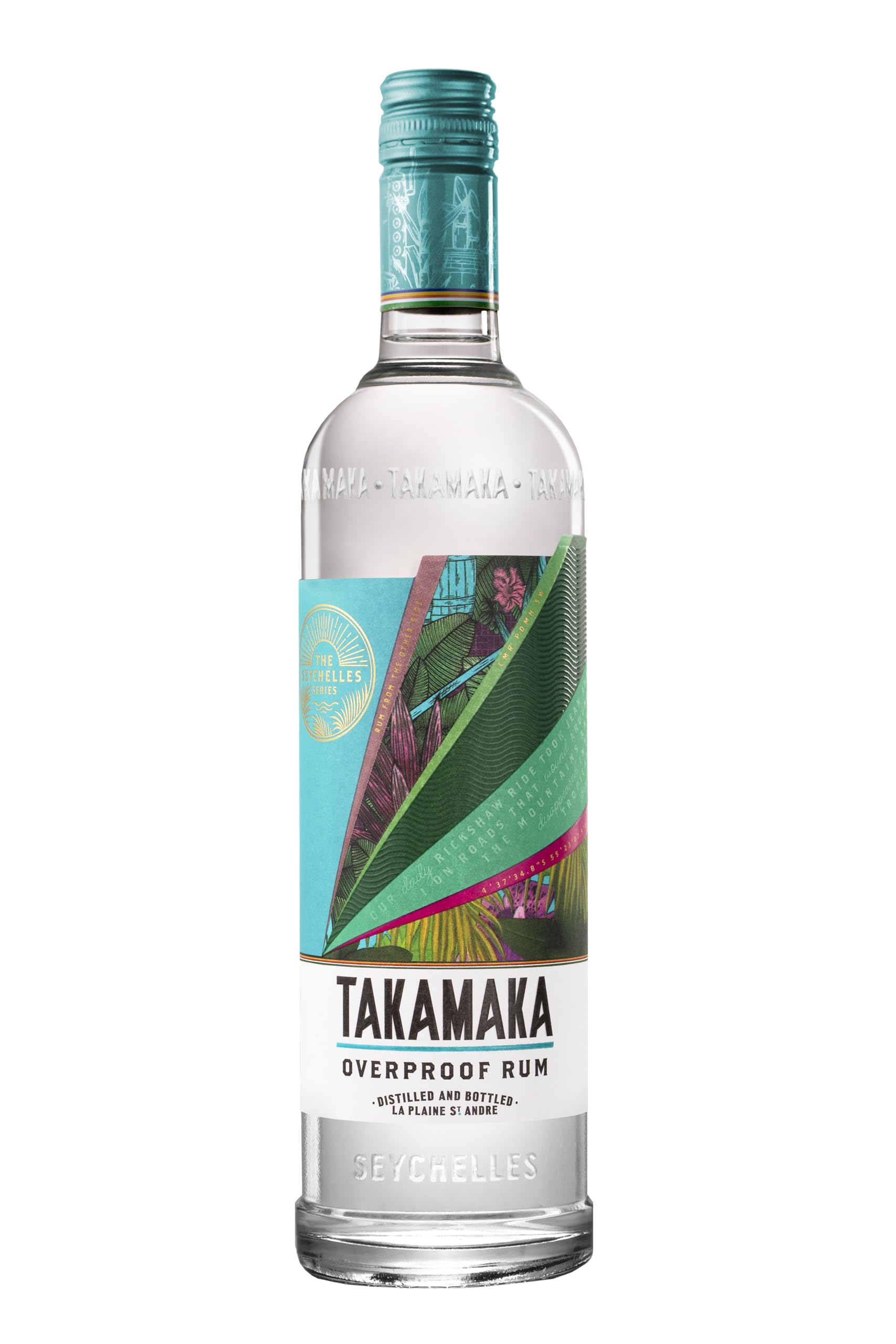 Takamaka - Overproof - Rum Bianco con Note Calde e Speziate, 69% Bottiglia da 700mlnn