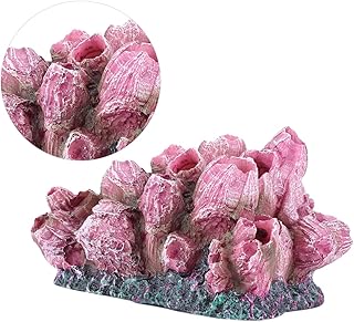 Hohopeti Layout Plantas Decoração Coral Tanque de Peixe Falso Resina Decoração Decoração Paisagem Mar Mesa Realista Decorativa Artificial para Ornamentos Ornamento Pequeno Aquário Artesanato Planta Esconderijo