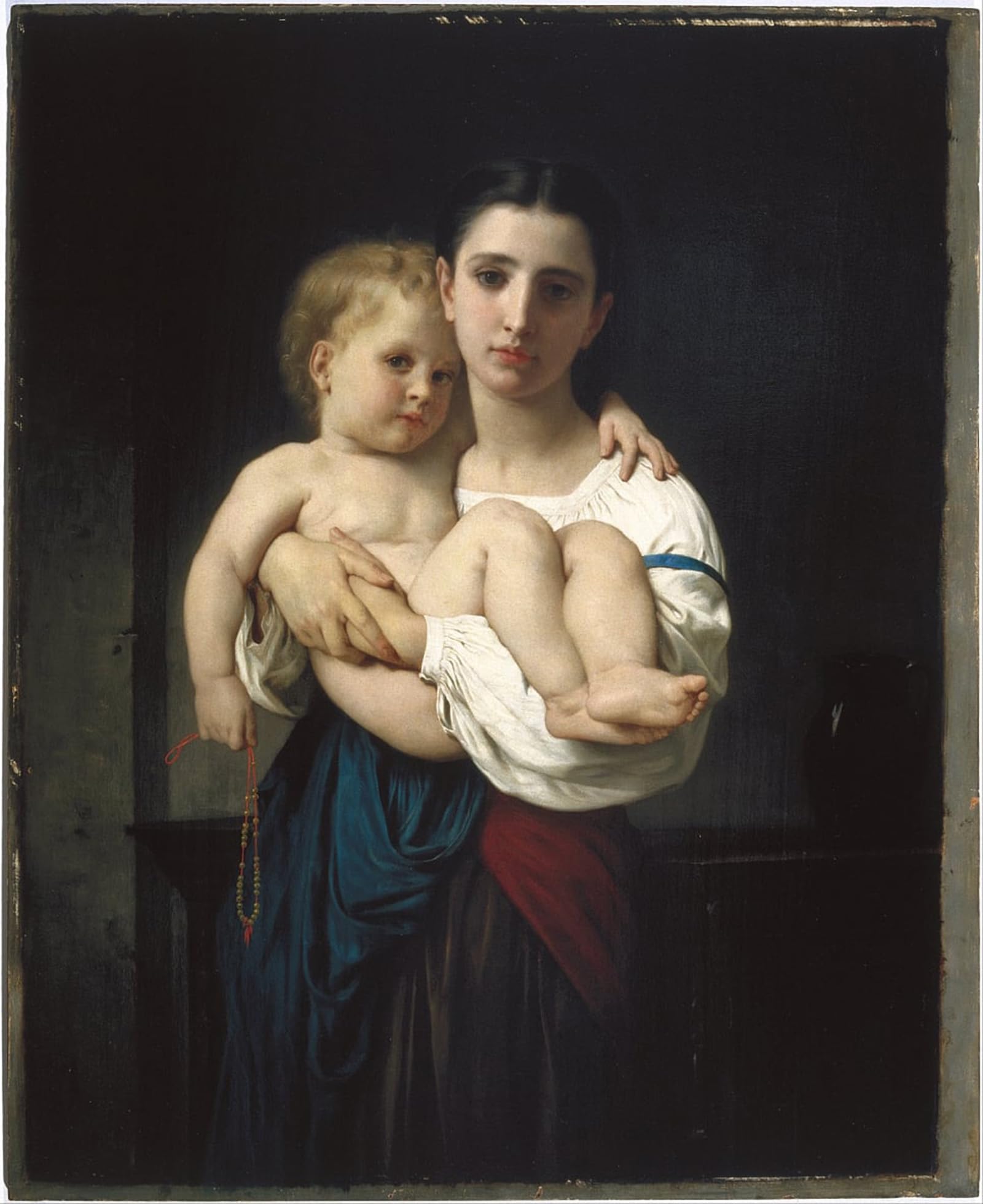 SERENDIPITP Aesthetic Poster Photo Wall Print Retro Picture Girl Eating Porridge by William Adolphe Bouguereau Modern Wall Artwork for Home Decor 60x90cm