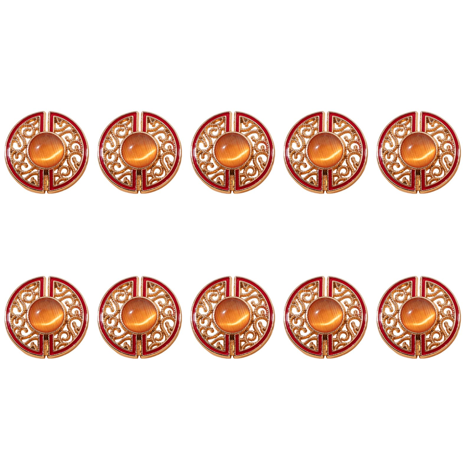 Xinsheinelry 10Pcs Cloud Pattern Alloy Buttons Multipurpose Sewing Buttons for Garments Jackets Shirt Clothing Dressmaking Decoration Alloy Garment Fasteners