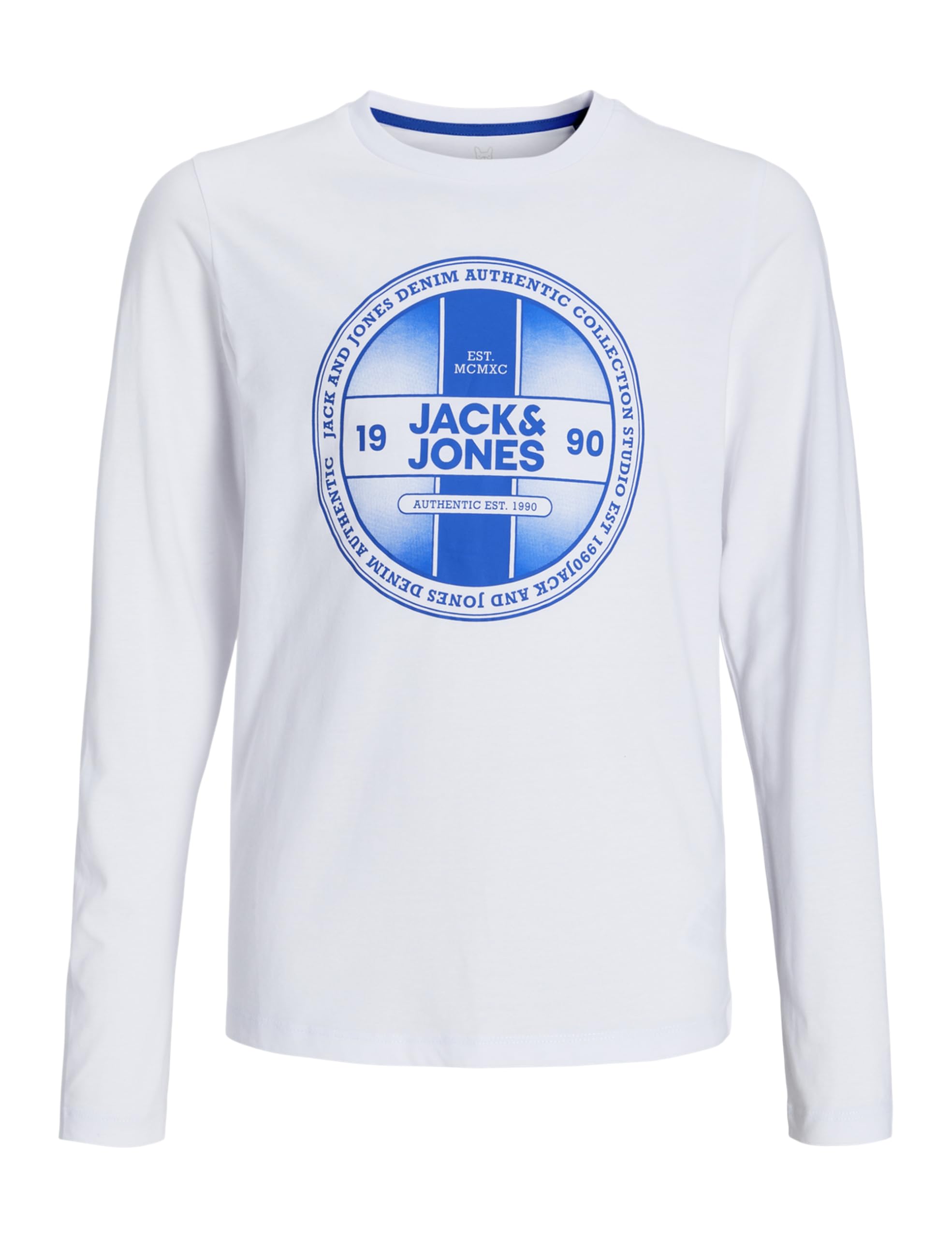 JACK & JONES Koszulka z długim rękawem Chłopcy Jjrio Tee Ls Crew Neck Jnr (1 w zestawie)