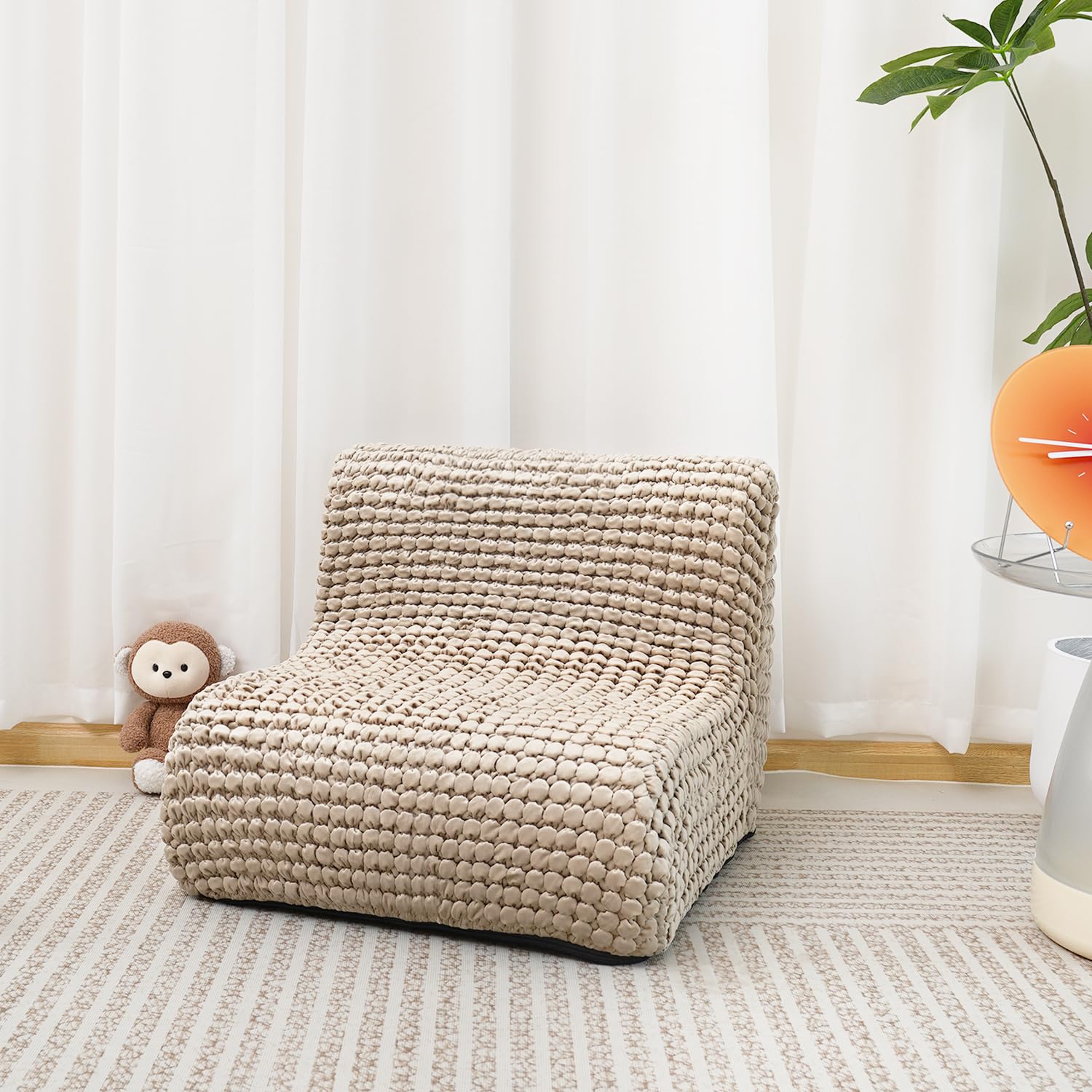 Amazon｜N&Vミニソファ 座椅子 体にフィット 硬め 腰痛 低反発 疲労