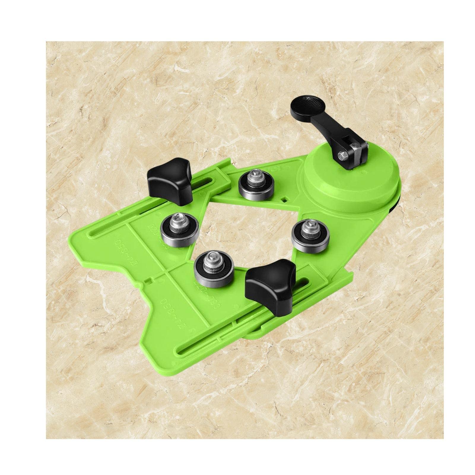 Guida Per Forare Piastrelle Con Ventose - Trapano Per Fori Precisi In Ceramica, Vetro E Porcellana, Con 4 Punte Incluse - Foto 6