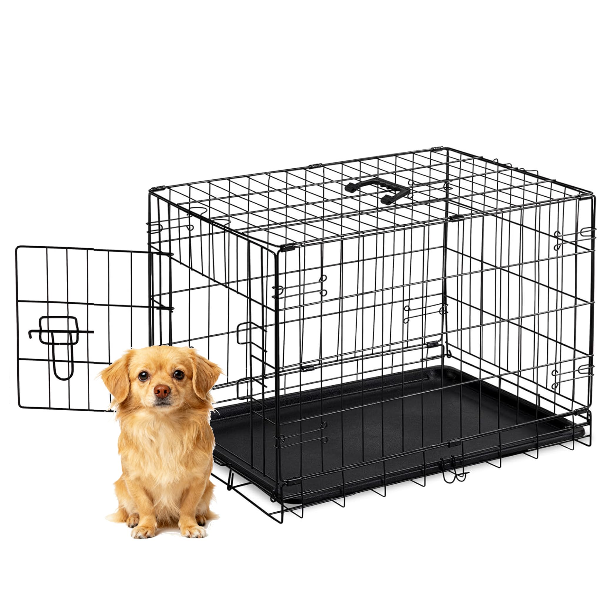 Aidoly 24-Inch Small Single Door Dog Crate