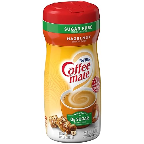 Miniatura 3 de Coffee-mate Avellana Polvo crema para café sin azúcar paquetes de 102 onzas Paquete de 6