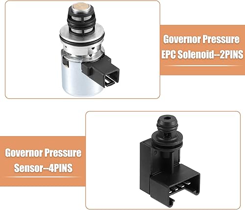 Miniatura 3 de X AUTOHAUX Transductor de solenoide de presión de gobernador de transmisión A500 A518 A618 46RE 47RE 48RE con kit de juntas de filtro 4617210