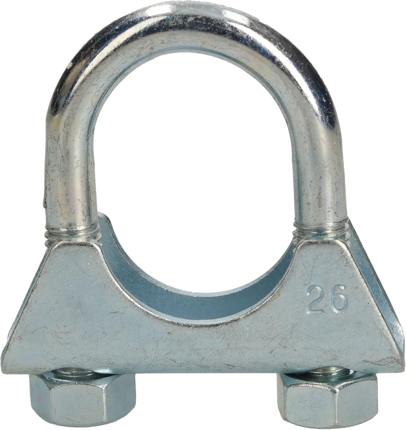 2x Auspuffschelle Verzinkt - U-Bolzen Für Auto Abgasanlage