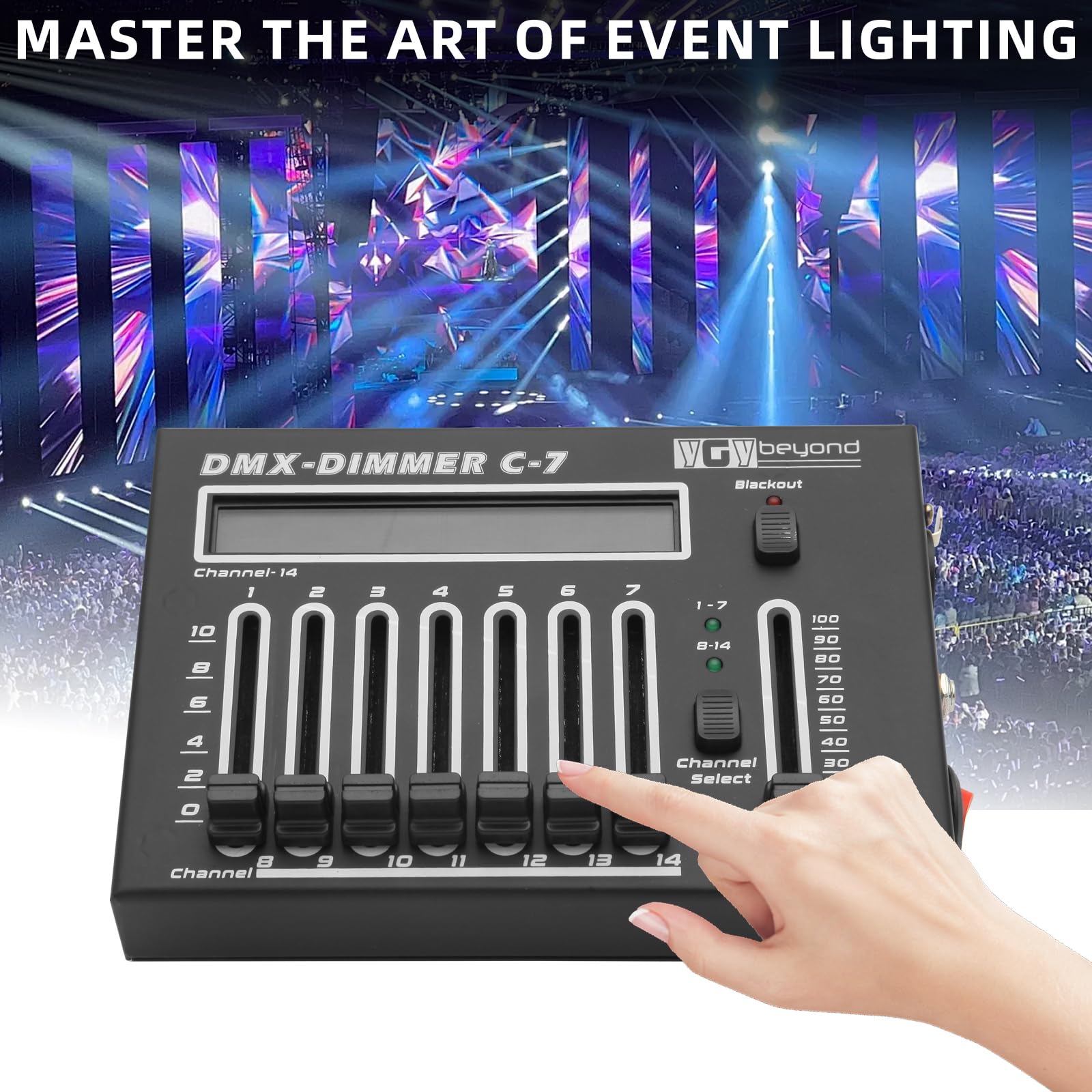 Amazon.com: Ygybeyond DMX-C7Controller,14Channel, DMX512