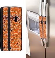 Vista 8 de Fundas para manija de refrigerador con bandera estadounidense de águila, 2 unidades, fundas ajustables para manijas de electrodomésticos, mantiene