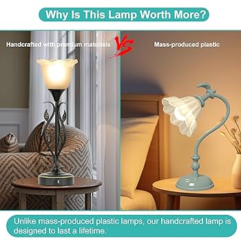 Bedside Lamps Set of 2, Table Lamp with USB Port 3 Way