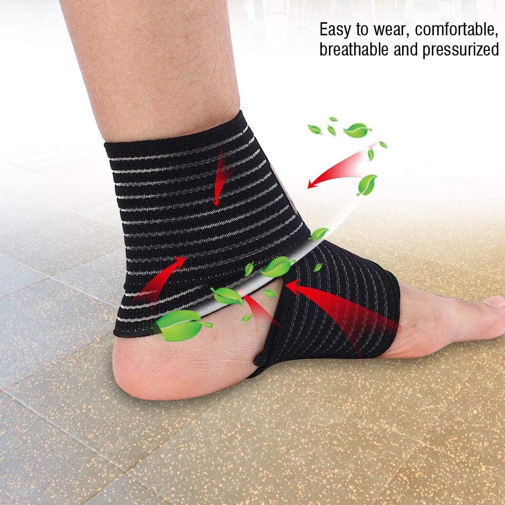 Flash Deals - 40% OFF Ankle Guard Protector, Elastic Breathable Wrap Ankle Support Brace Compression Ankle Support Sports Bandage Strap for Arthritis, Reduce Swelling, Achilles Tendonitis, Injury Recovery