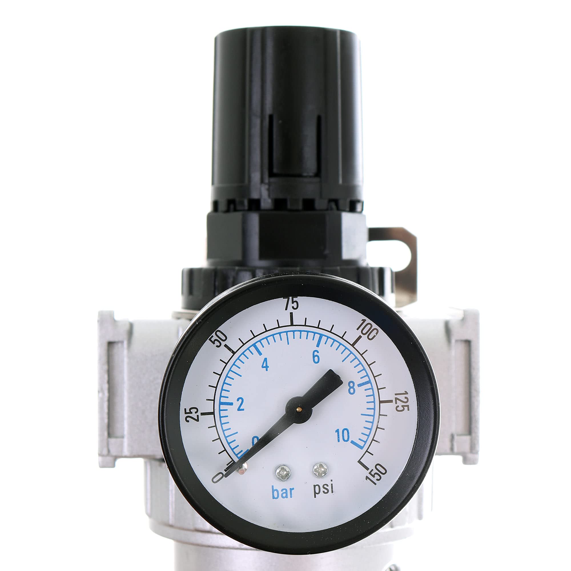 Regolatore Filtro Aria Compressa - Riduttore Di Pressione Con Separatore Acqua, Per Compressori E Strumenti