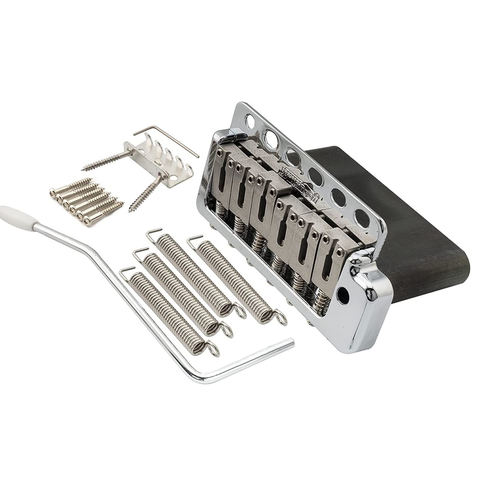 Wilkinson WVP6 SB Tremolo for Fender Strat w Massive Steel Block Chrome