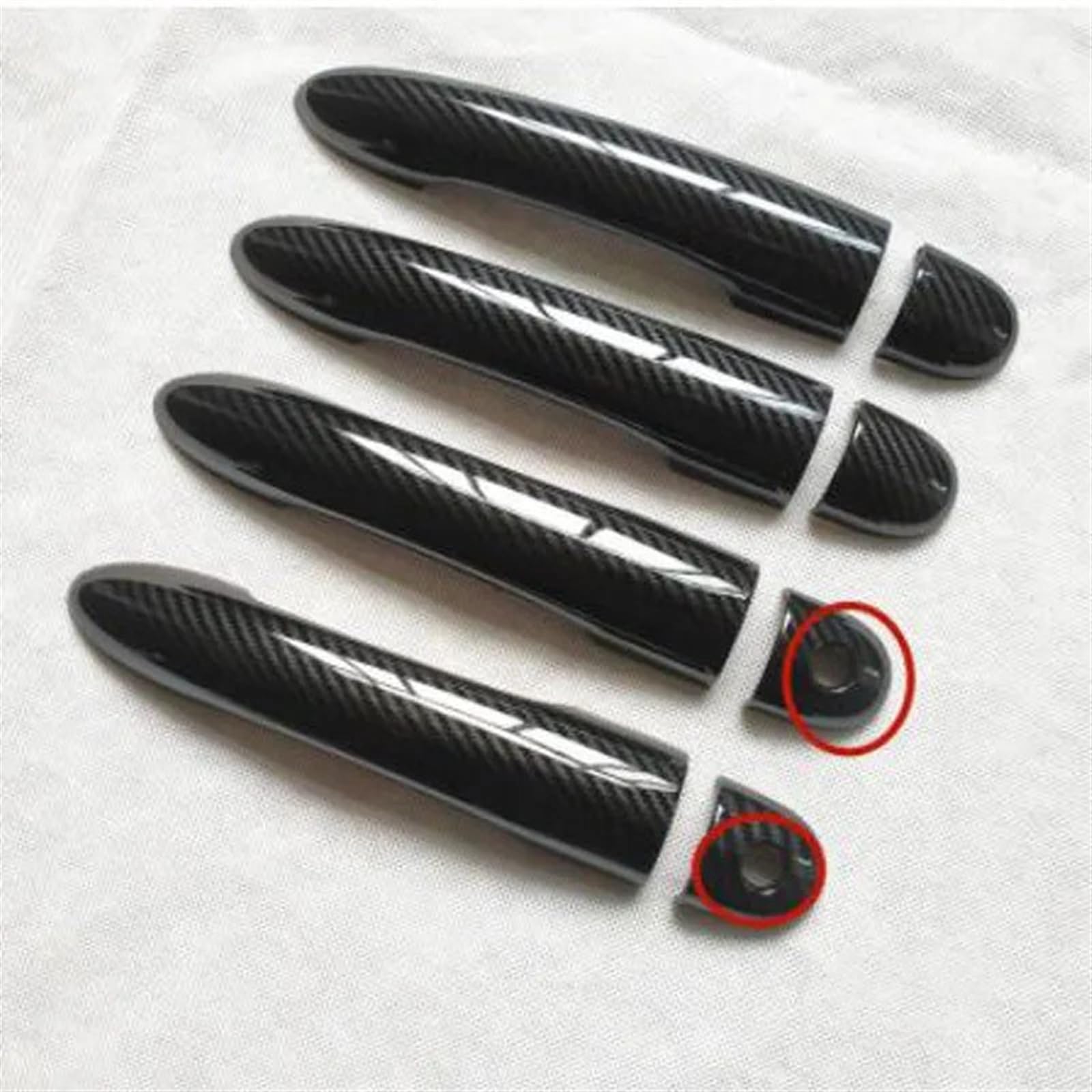 Lzbzhb C1 Car Exterior Outsidedoor Handle Car Side Door Handle Exterior Decoration For Clio3 For Iii For Mk3 2006 2007 2008 2009 2010 2011 2012(C1)