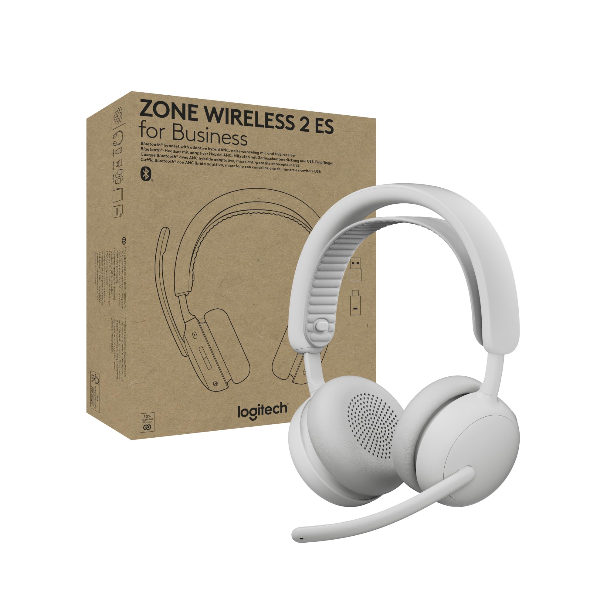 Amazon.com: Logitech Zone Wireless 2 ES for Business Headset