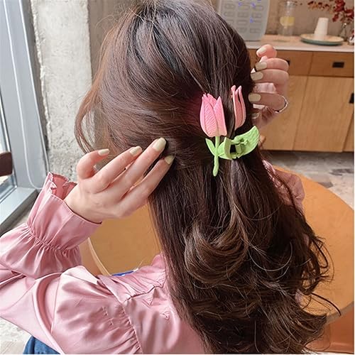 Miniatura 5 de MIOTEQ Flower For Women Geometric Hair Clip Hairpin Hair Accessories Headwear Hairgrips Gift (Color  S26)