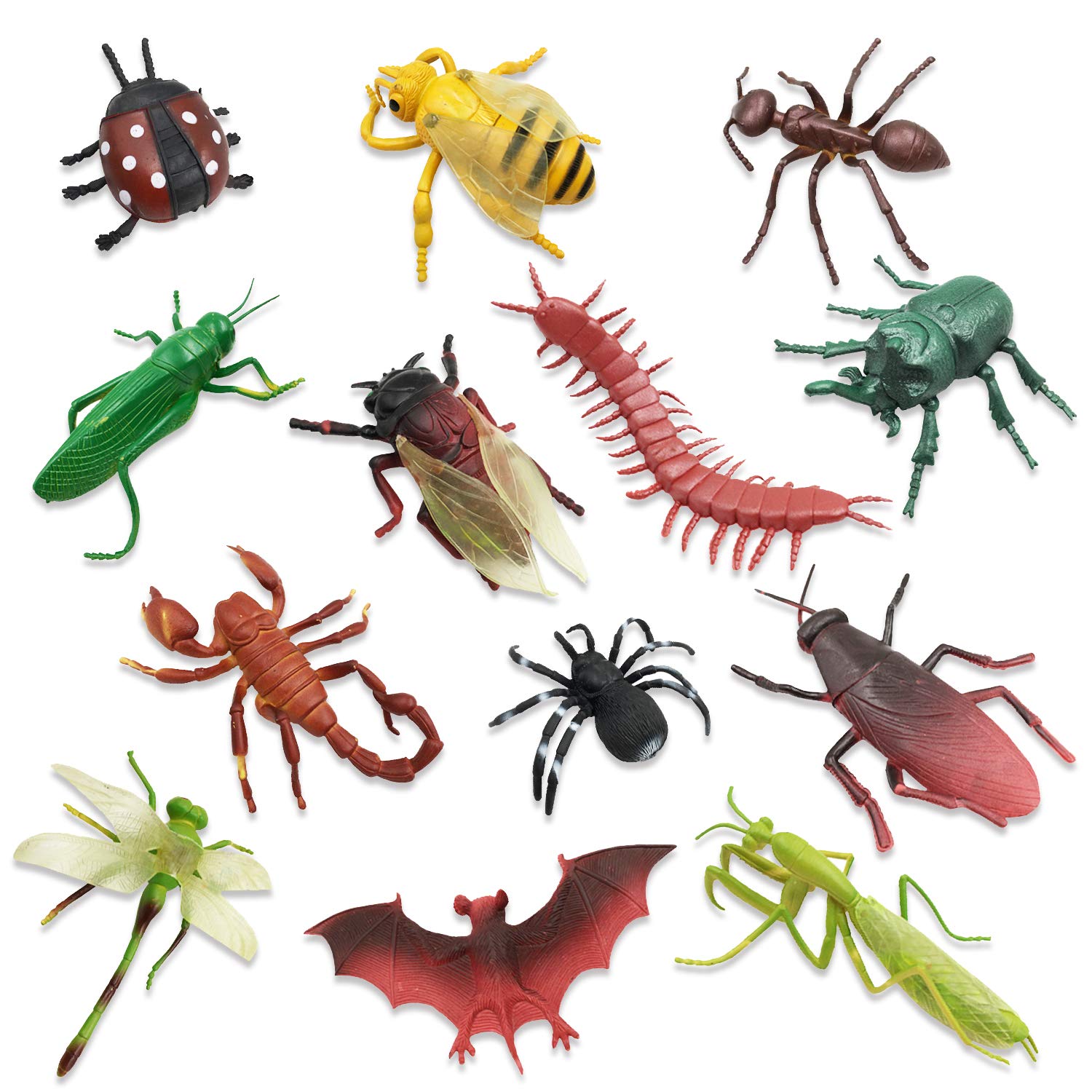 Buy 14 pcs Big Bugs Toys for Kids 35 Large Insects Toys Giant Fake